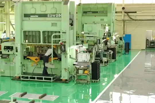 扶桑工場のプレス機